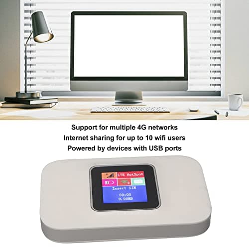 Vikye 5G Wifi Router, 300Mbps 5G Portable Wireless Network Router Mini Smart Router USB Portable with Wifi SIM Card Slot — view 4