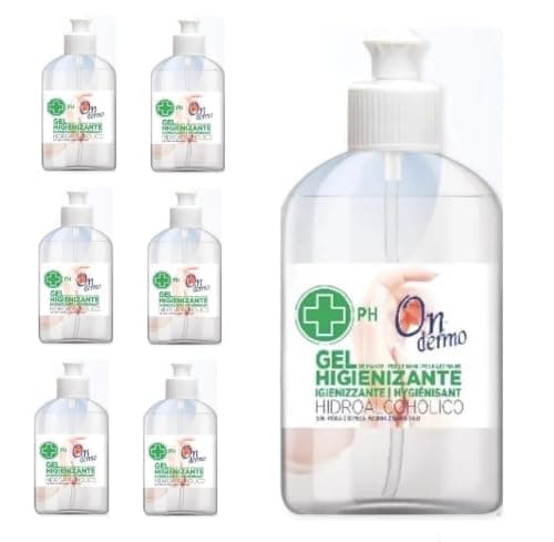 6x Hand Sanitiser 500ML Antibac Sanitising Rub Gel Large Sanitizer Bottles — view 2