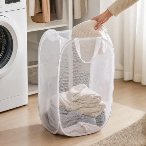MAR Jumbo Pop-Up Laundry Hamper 47cm Collapsible Foldable Washing Basket — view 3
