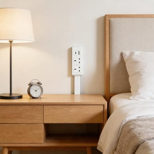 Extendable Rotating Outlet, Electrical Outlet Expander, Desk Extender — view 6