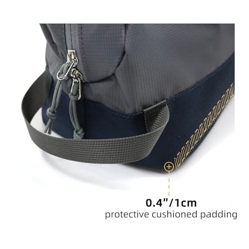 Travel Toiletry Bag 8L, Large Wash Bag with Waterproof TPU Wet/Dry Compartment — view 6