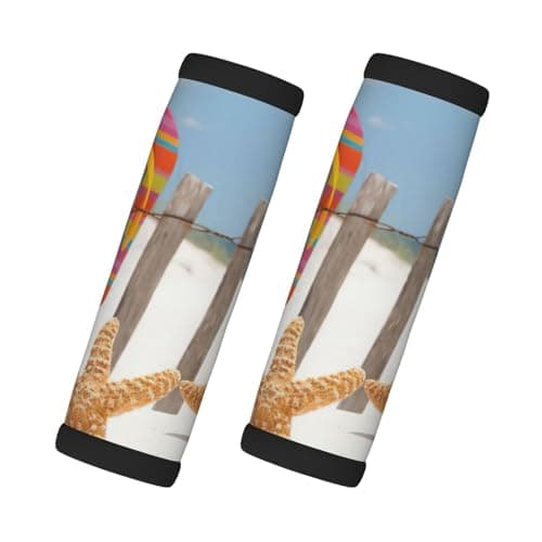 2 Pcs a Set Comfort Neoprene Flip Flop Handle Wrap Grips for Travel Bag Luggage Suitcase Door Handle