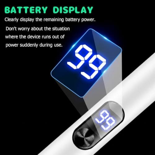 Rechargeable Nose Hair Trimmer for Men and Women with LED Battery Display — view 2