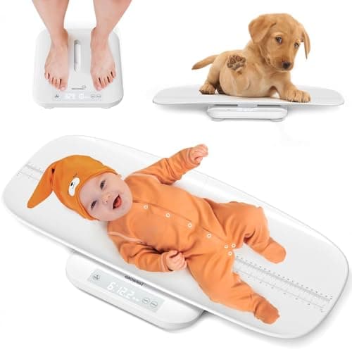 Grownsy Baby Scale, Digital weighing scales with Detachable Tray, 150 kg