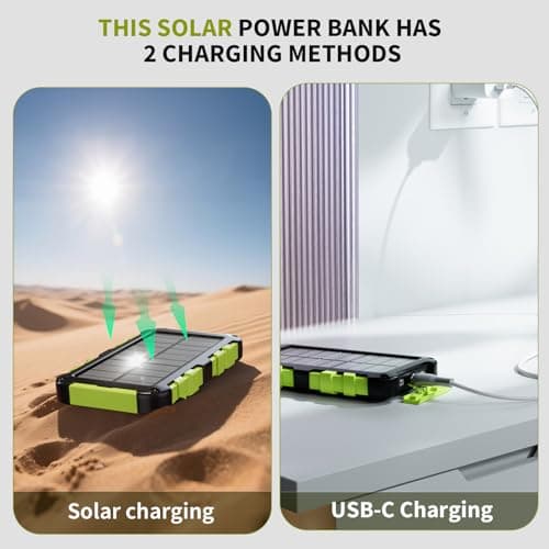 TOENNESEN Solar Power Bank, 10000mAh, PD 22.5 W, Portable Fast Charging — view 4