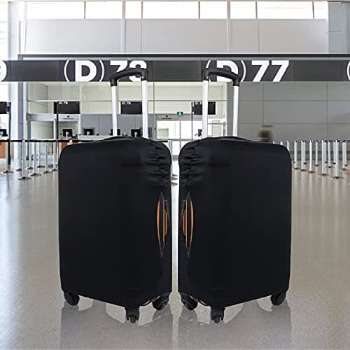 Explore Land Travel Luggage Cover Suitcase Protector Fits 23-26 Inch Luggage (Black, M) — view 6