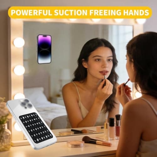 3Pack Silicone Suction Cup Phone Holder Double Sided 24 Suction Phone — view 3