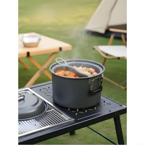 Collapsible 6L for camp Pot for Hiking Backpacking Collapsible — view 6