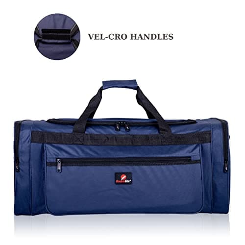 Roamlite Travel Duffle Holdalls - Weekend or Very Big Overnight Bag - Gym Sports Kit - 66x30x30 cm RL58N (Navy) — view 6