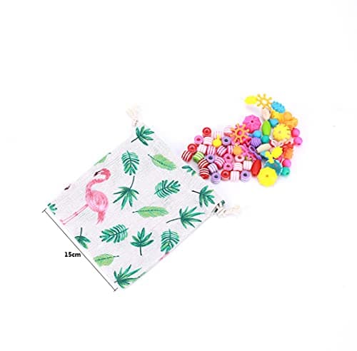 Amoyie Cotton Drawstring Bag 3pcs, Kids Storage Bag, Fabric Organiser Pouch — view 5