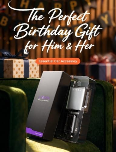 Birthday for Women Men Drivers - LISEN 4 in 1 Car Charger — view 3