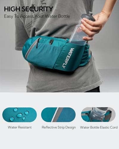 Waterfly Bum Bag Waist Packs: Fanny Pack with Water Bottle Holder — view 3