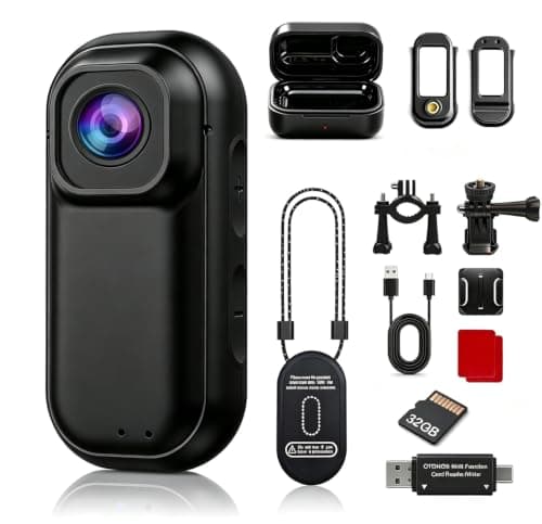 Xilecam 2.7K WiFi Magnetic Mini Body Camera, Portable Camera Charging Case