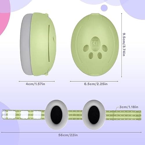 Baby Ear Defenders for 0-36 Months, Soft Adjustable with Noise‑Reduction — view 2