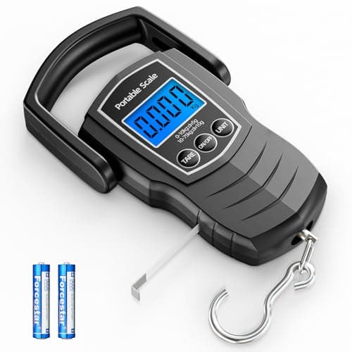 Meilen Luggage Scale, 165lb/75kg Digital Fishing Weigh Scale for Travel