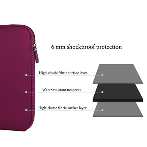 Aucase Laptop Case Sleeve 13.3 14 Inch, Thickest Lightest Water Resistant Neoprene Protective Laptop Bag for Men and Women, Compatible with MacBook 15.3''/ Air 15'' M3 M2, Chromebook — view 5