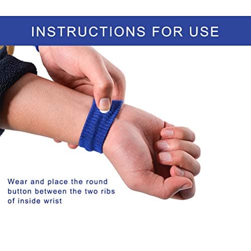 pengxiaomei 16PCS Travel Sickness Bands, Motion Travel Sickness Bands Adults Children with Acupressure Anti Nausea For Sea Car Flying Pregnancy — view 5