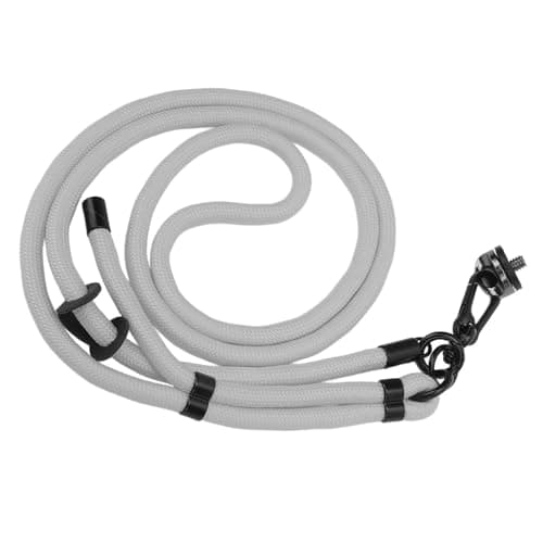 LIYJTK Action Camera Lanyard Adjustable Quick Release Anti Lost Rope for Pocket 3, Action 5, ONE X4 Adjustable Strap (Grey) — view 4