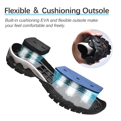 TRAILBLITZ Water Shoes Mens Aqua Beach Swim Shoes for Swimming Pool,Black 9 — view 4