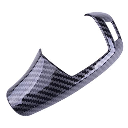 WJBABJ Ski Boot Bag ABS Carbon Fiber Style Gear Shift Knob Head Decoration Decor Cover Sticker Trim Normal/Sport Fit For BMW E60 E70 E71 X5 X6 (Color Name : Normal)