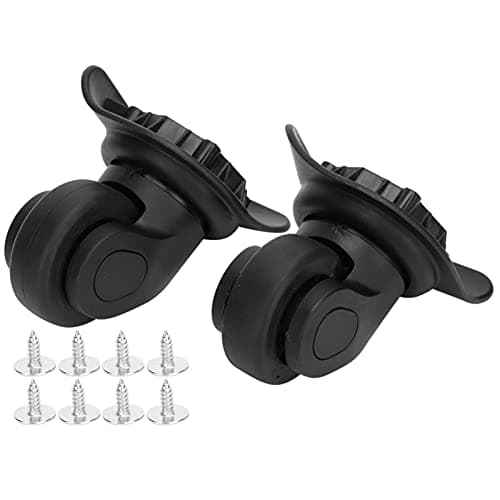 Replacement Wheels Luggage Wheels Replacement Kit Black Pp P Replacement Wheels Quiet,le, Exquisite W et Outdoor Single Row Universal Wheel Suitcase Drawbar Box — view 6
