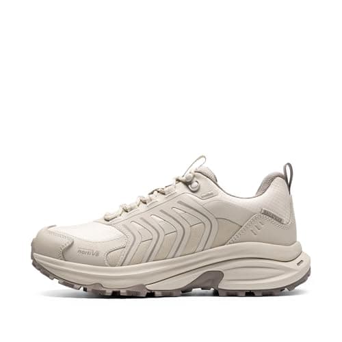 NORTIV 8 Women's Waterproof Hiking Shoes,Size 7,Khaki — view 4