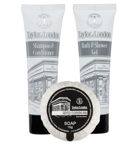 Taylor of London 60x mini shampoo and conditioner, shower gel, mini soap — view 2