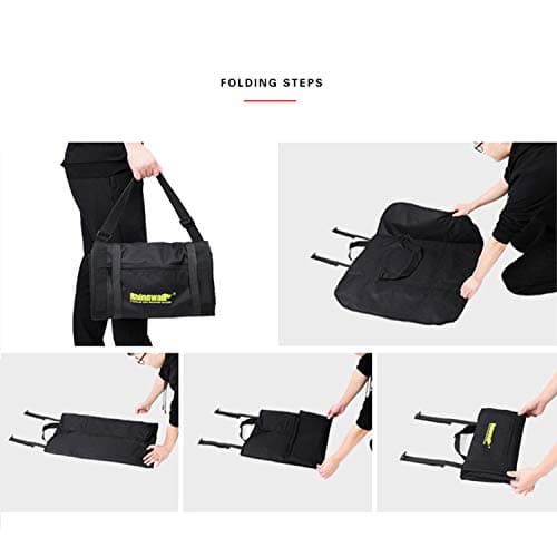 HUNTVP Folding Bike Bag Bike Travel Bag Case Box Thick Bicycle Folding Carry Bag Pouch,Bike Transport Case for Air Travel — view 5