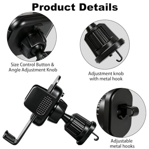 Klyk Car Air Vent Phone Holder 360° Phone Mount for iPhone 4.7''-7.2'' — view 5