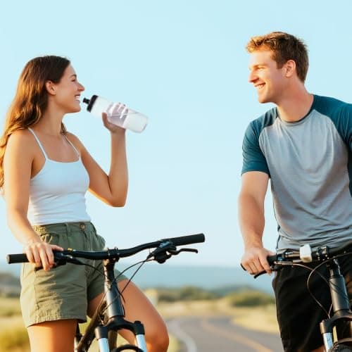 ZMCYN 4 Pack 750ML Clear Sports Water Bottle Exam Drink bottle — view 4