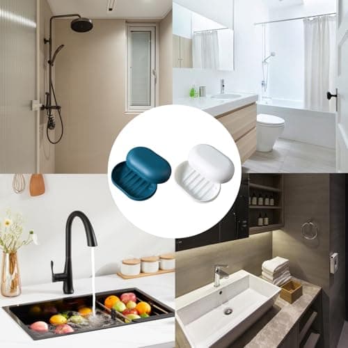 2Pcs Travel Soap Case Box – Leak-Proof Soap Dish with Lid for Shower, Gym, Camping, Hiking – Portable Soap Container for Bar Soaps – Drainage Tray & Snap Closure – Compact, Durable & Reusable — view 4