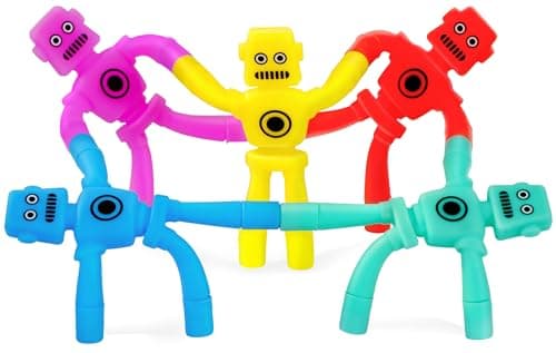 5Pcs Magnetic Travel Toys, Magnetic Robot Fidget Toys for Kids