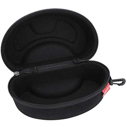 Hard EVA Ski Goggles Case, Protective Travel Carrying Box for Snowboard Goggles Sunglasses and Eyewear with Hook Zipper Closure — view 2
