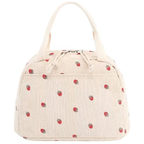 Binoster Lunch Bags for Women Insulated Cooler Lunch Bag Adults Kids Packed Lunch Box Tote Bag Cute Girls Ladies Lunch Bags for Work School Picnic Travel Beach Gifts for Women Her Wife Preppy Stuff — view 4