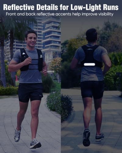 Zelvot Running Vest for Women Men, Hydration Vest with 500ml Water Bottle — view 5