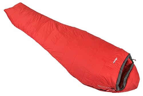 Vango Treklite Lightweight Sleeping Bag, Ultra 600, 3 Season Backpacking Sleeping Bag, Compact Foldable Insulating Mummy Bag and Stuff Sack for Compact Camping Hiking Traveling