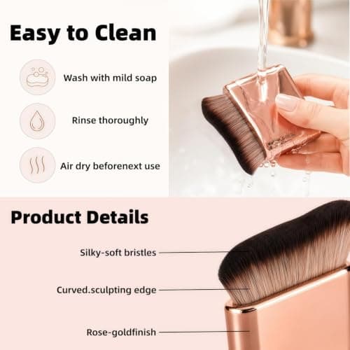 YNGSWIO Self Tan Brush, Portable Tanning Brush for Body — view 3
