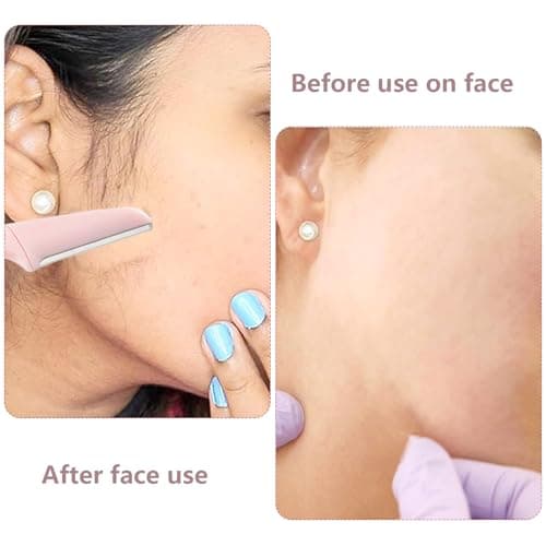 Senshuomy 3 Pack Eyebrow Razors for Women, Precision Facial Hair Trimmer, Eyebrow Shaper & Peach Fuzz Remover, Portable Eyebrow Shaver Grooming Kit — view 4