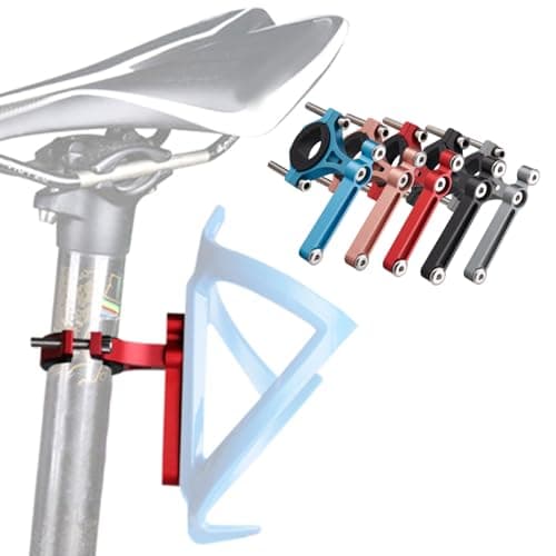 Bottle Cage Converter, Aluminum Alloy Rack Adapter, Rose Gold — view 2