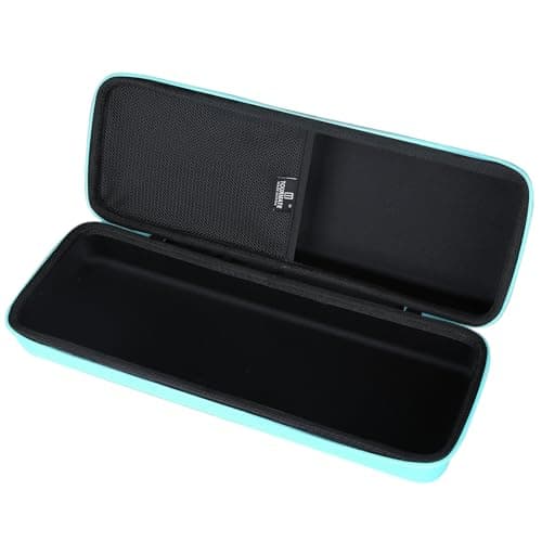Tourmate Hard Storage Case for Greatever Dry Snorkel Set,Travel Case for Anti-Fog Scuba Diving Mask, Only Case (Cyan) — view 2