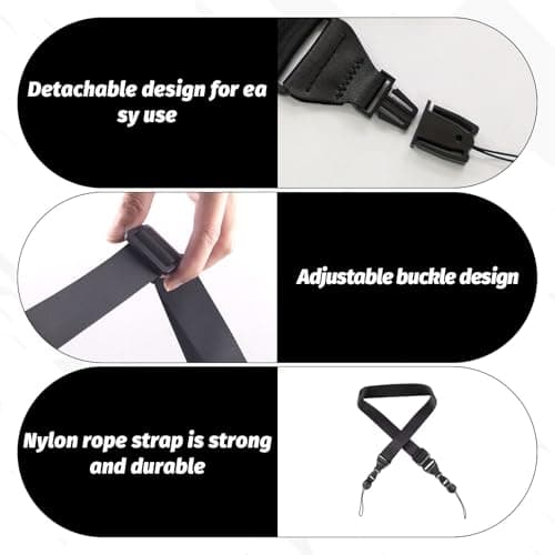 1PCS Binocular Strap Adjustable Camera Strap Weave Binoculars Straps Neck Shoulder,Camera Neck Strap,Quick Release Camera Strap with Anti-slip,Safety Tether Crossbody Sling Band for Cameras Camcorder — view 3