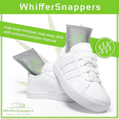 Whiffersnappers. Reusable Shoe Deodorizer. Bamboo Charcoal Shoe Odour Neutralizer Bags. Two Pairs (Pack of 4). For Sports Shoes, Boxing Gloves, Helmets, Cricket Gloves and Sports Bags — view 2