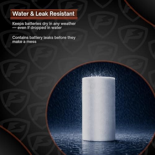 Protect Your Power - Slimline AAA Battery Case, Soft Durable material - Pack of 2 (Holds 2 Batteries) — view 4