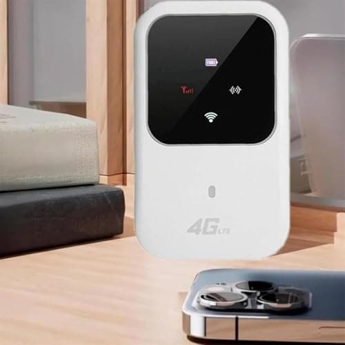 Portable WiFi Travel Router for Travel - 4G/5G Mobile WiFi Portable Hotspot Router with SIM Card Slot,Pocket-Sized MiFi Modem for Travel & Remote Work,4G LTE Mobile WiFi Hotspot for Outdoor (A) — view 6