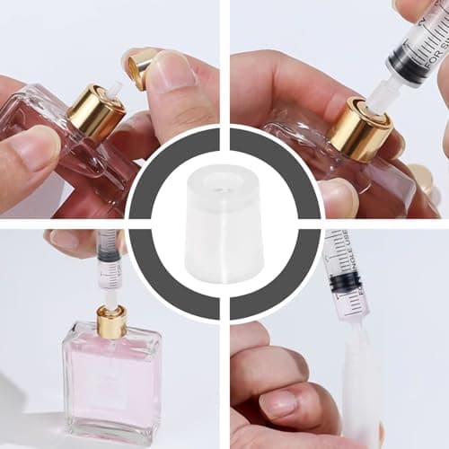 Plastic Perfume Syringe Adapter for Accurate Liquid Transfer 50pcs — view 3