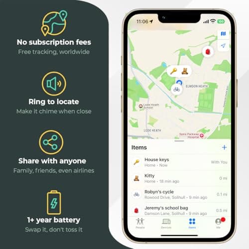 ROAM SMART TRACKER Bluetooth Item Locator: iOS & Android Compatible — view 2