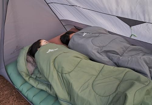 Nature Link Lightweight Sleeping Bag 2.6lbs, Backpacking Sleeping Bag 46℉-59℉, Nylon Shell and Lining, Waterproof, Compact, Ultralight Sleeping Bag for Backpacking Camping Hiking — view 6