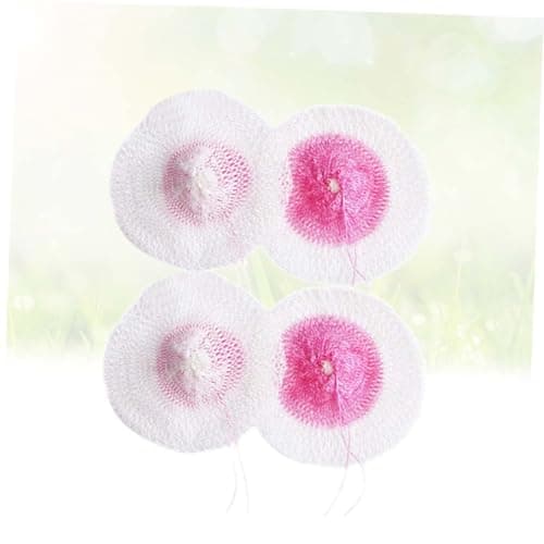 Amosfun 4 Pack Lantern Mantles for Small Gas Lamp White Fabric Camping — view 3