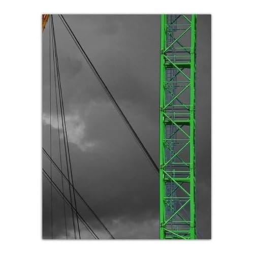 SHUYINGHENGXIE Minimalism Telegraph Pole Pictures Nordic Poster Painting On Canvas Modern Print Wall Art Bedroom Home Decor No Frame-30x40cmX2 — view 3