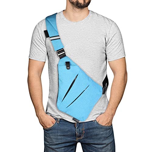 Ovecat Unisex Anti Theft Sash Sling Crossbody Bag — view 2